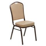 Flash Furniture FD-C01-COPPER-TN-VY-GG Hercules Series Stacking Banquet Chair 500 Lb. Weight Capacity