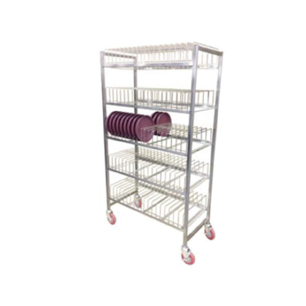 Carter Hoffmann BSR90 Induction Base Drying Rack: Stainless Steel Construction With Removable Wire Caddy