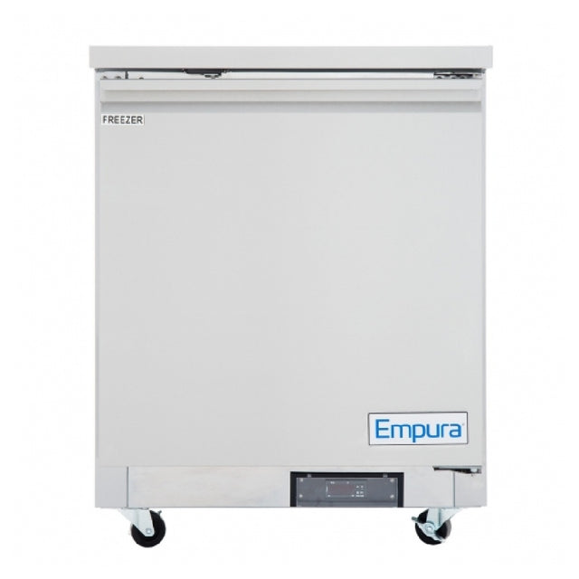 Empura Refrigeration E-KUC27F Stainless Steel Under Counter Freezer 28.9" W 1 Door 5.4 Cu Ft