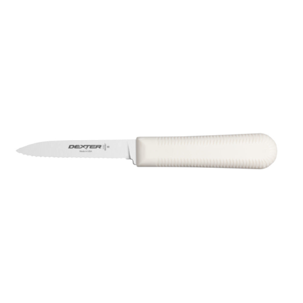Dexter S104SC-PCP - Sani-Safe® (15373) Paring Knife, 3-1/4", Scalloped Edge