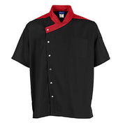 KNG 2779BKRD2XL Kng 2xl Uptown Chef Coat Lw Black/red
