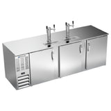 Beverage Air DD94HC-S - Draft Beer Cooler, 94"W X 30-3/8"D X 49-5/16"H, 32.768 Cu. Ft.