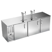 Beverage Air DD94HC-S - Draft Beer Cooler, 94"W X 30-3/8"D X 49-5/16"H, 32.768 Cu. Ft.