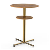 Steelite MGCPBR02BBXX - Round Bar Table ', 30.0" X 42.5", Polo