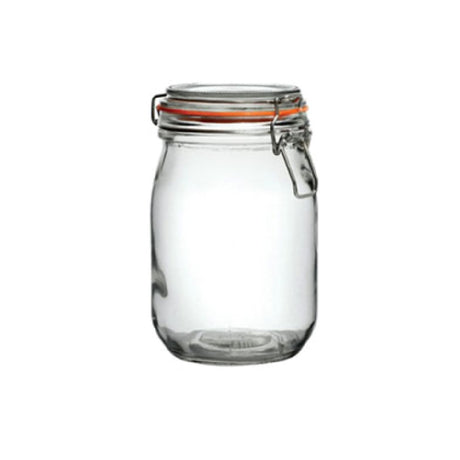 Tableware Solutions USA N210962 Preserving Jar 34 Oz. (1 L) 3-3/5" Dia. X 6-7/10"H