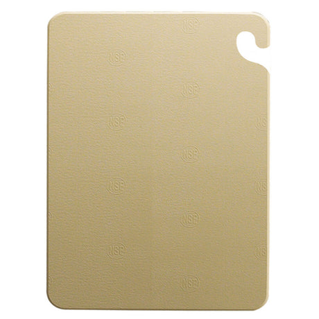 San Jamar CB121834BR Cut-N-Carry® Cutting Board 12" X 18" X 3/4" Food Safety Hook