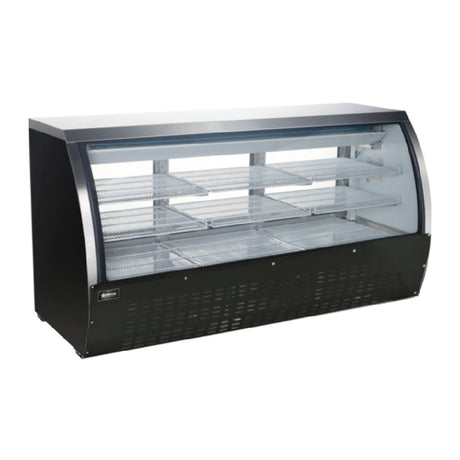 Omcan 50078 (RS-CN-0200-B) Refrigerated Deli Display Case Floor Model 82"W