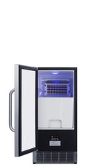 Summit BIM44GADA Air-cooled Cube-style Built-In 45 lb. Clear Ice Maker, ADA Compliant