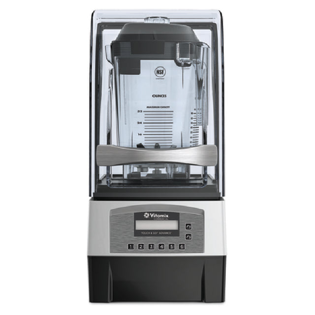 Vitamix 68255-ABAB Touch & Go® Advance On-counter Stackable 32 Oz. (0.9 Liter) Capacity