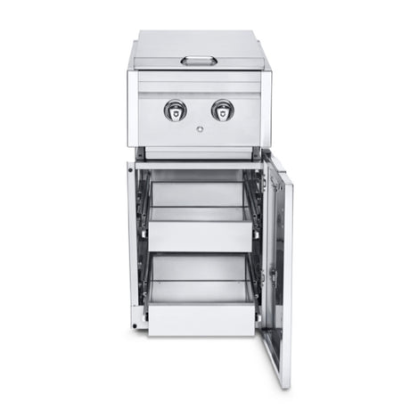 Crown Verity ICM-SBNG-2D-LT Infinite Series Cabinet Module With Dual Side Burner
