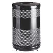 Rubbermaid FGS55ETBKPL - Howard Classics Recycling Receptacle, "Cans Or Bottles"