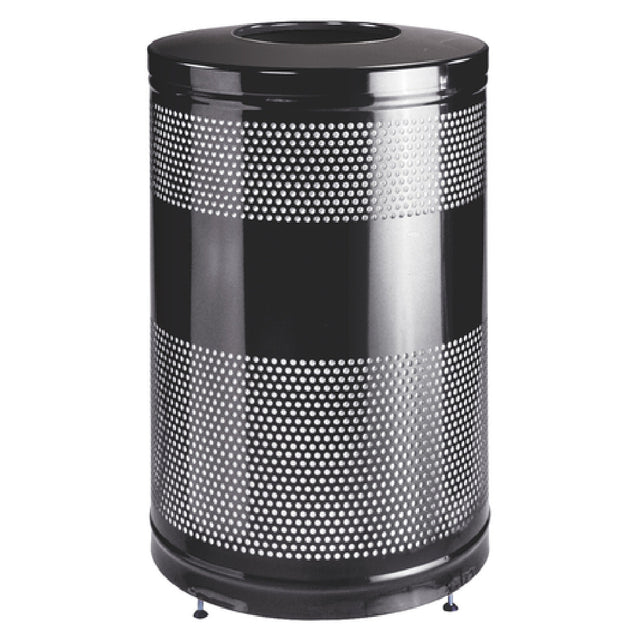 Rubbermaid FGS55ETBKPL - Howard Classics Recycling Receptacle, "Cans Or Bottles"