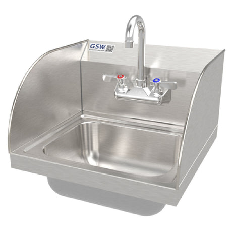 GSW USA HS-1715S-N Hand Sink Wall Mount One Compartment