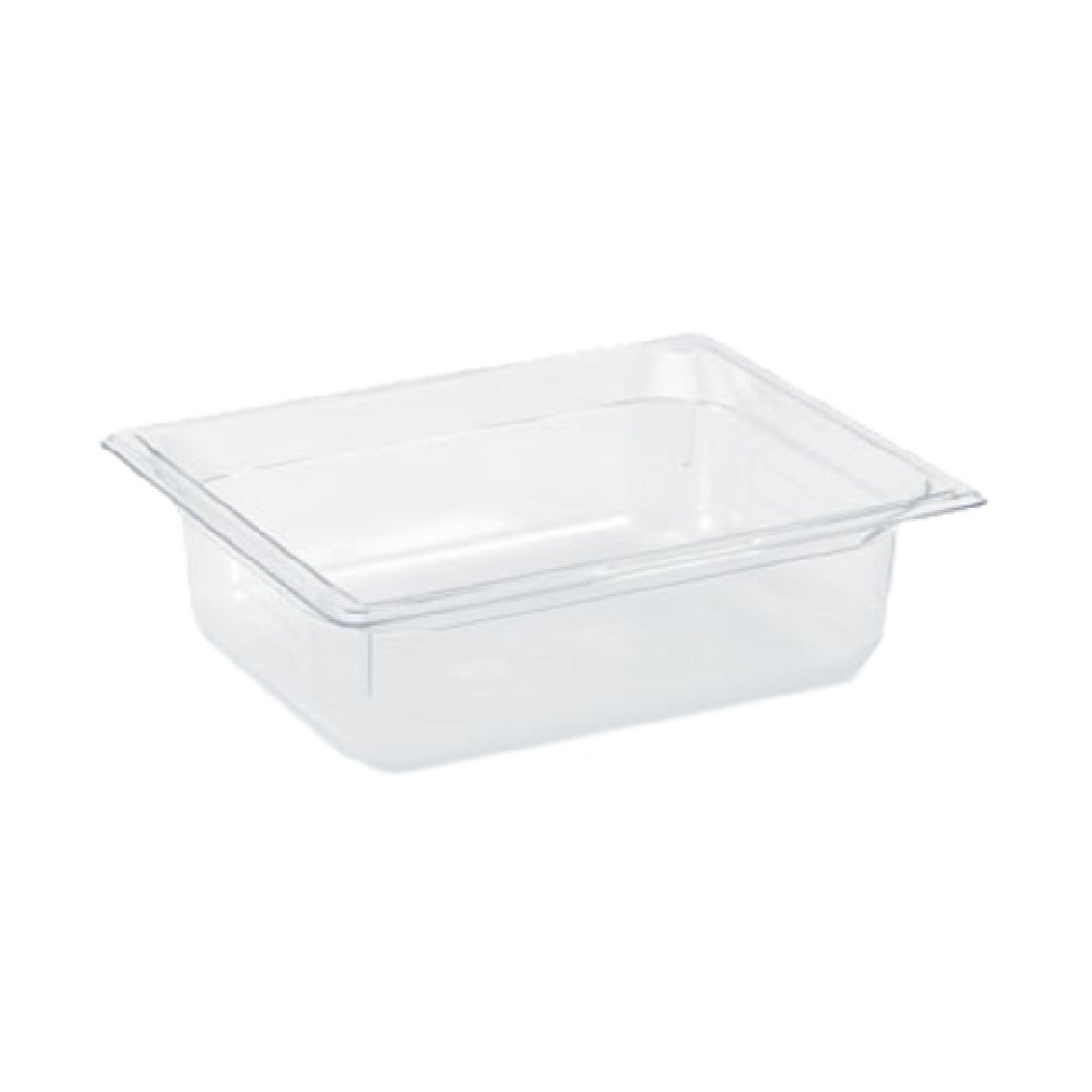 Vollrath 8024410 Super Pan® 1/2 GN Food Pan 4" Deep Low-temp Polycarbonate Clear Plastic