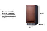 Summit BIM44GIF Cube-style Built-In 45 lb. Clear Ice Maker (Panel Not Included)