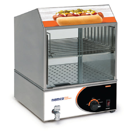 Nemco 8300 Roll-A-Grill® Hot Dog Steamer Counter Top 13.5"W X 15"D X 18"H