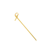 CAC China FPBK-4 Food Pick 3-1/2" L Bamboo Knot