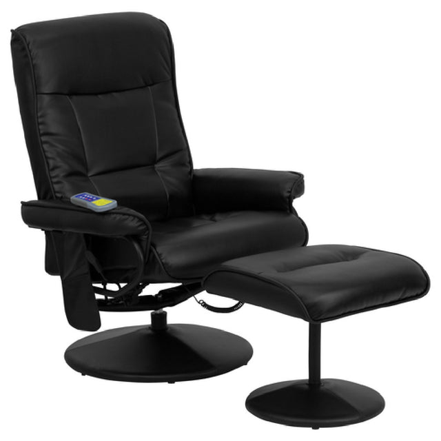 Flash Furniture BT-7320-MASS-BK-GG Swivel Massaging Recliner 33"W X 29" 41"D X 42"H