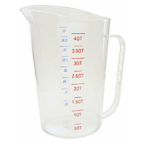 Thunder Group PLMD128CL Measuring Cup 4 Qt. (4 Liter) 9-1/3"L X 7-13/16"W X 10-11/16"H