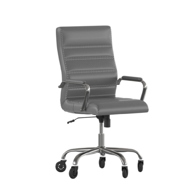 Flash Furniture GO-2286H-GR-RLB-GG Whiteney Executive Swivel Office Chair 39-1/4" To 43" Adjustable Height