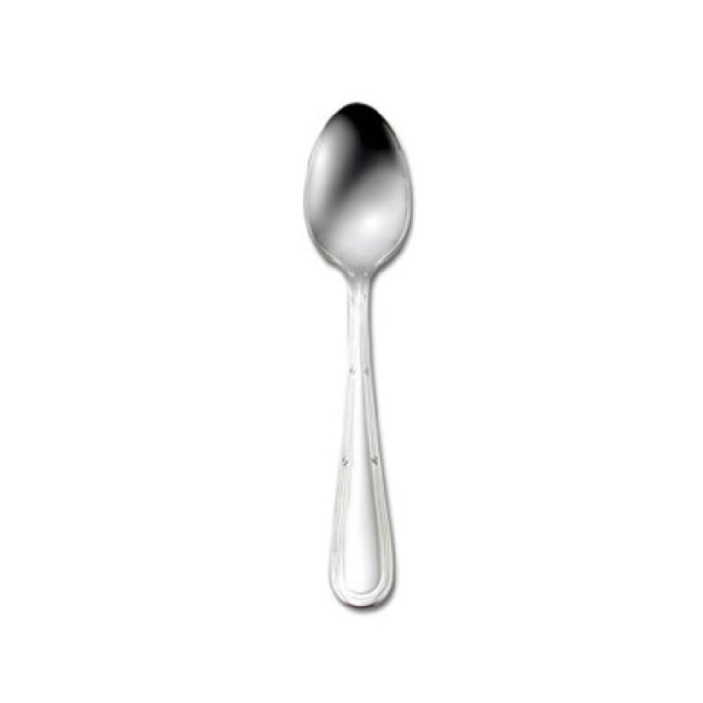 1880 Hospitality 1336STSF Oneida® Teaspoon 6-1/8" Linear Grooved Teardrop Shaped Handle