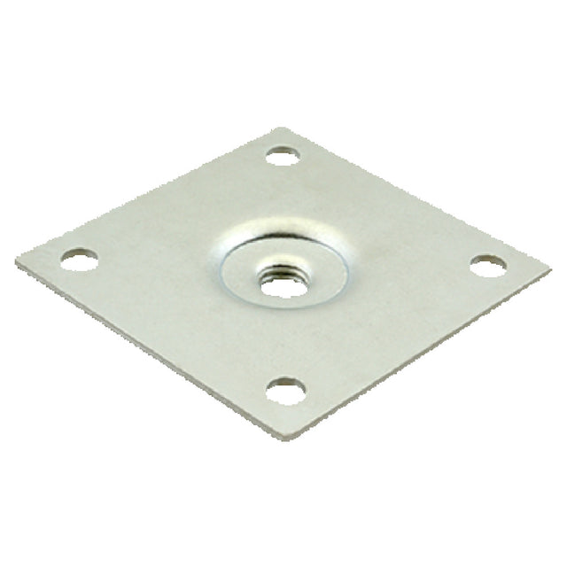 Franklin Machine Products 119-1036 Mounting Plate 3-1/2" X 3-1/2" Zinc Plated Steel