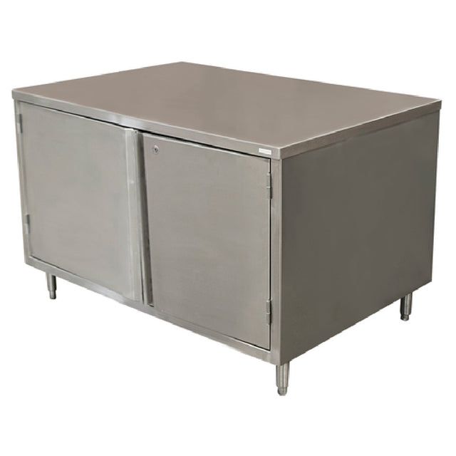 BK Resources CST-2418HL Chef Table Cabinet Base With Hinged Doors & Lock 18"W X 24"D X 34-3/4"H Overall Size