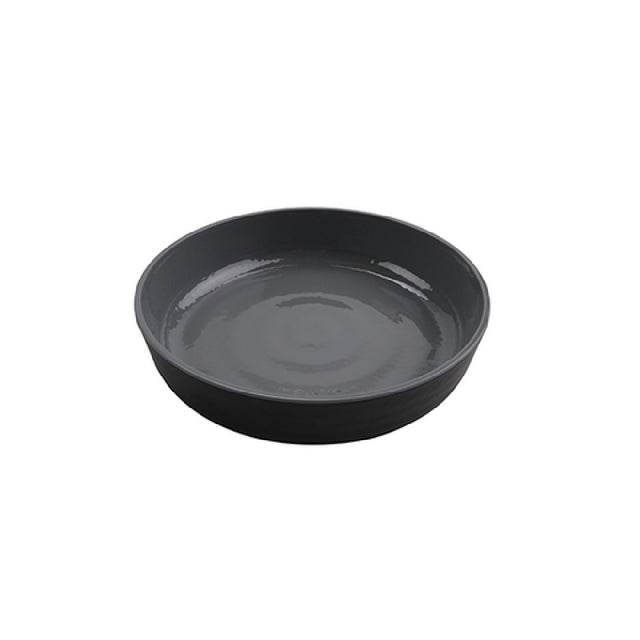 GET Enterprises RB-9-GRS/BKM Roca Glazed Low Street Bowl 42 Oz. (54 Oz. Rim Full) 9" Dia.