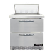Continental Refrigerator D32N8-FB-D Designer Line Sandwich Unit Front Breather
