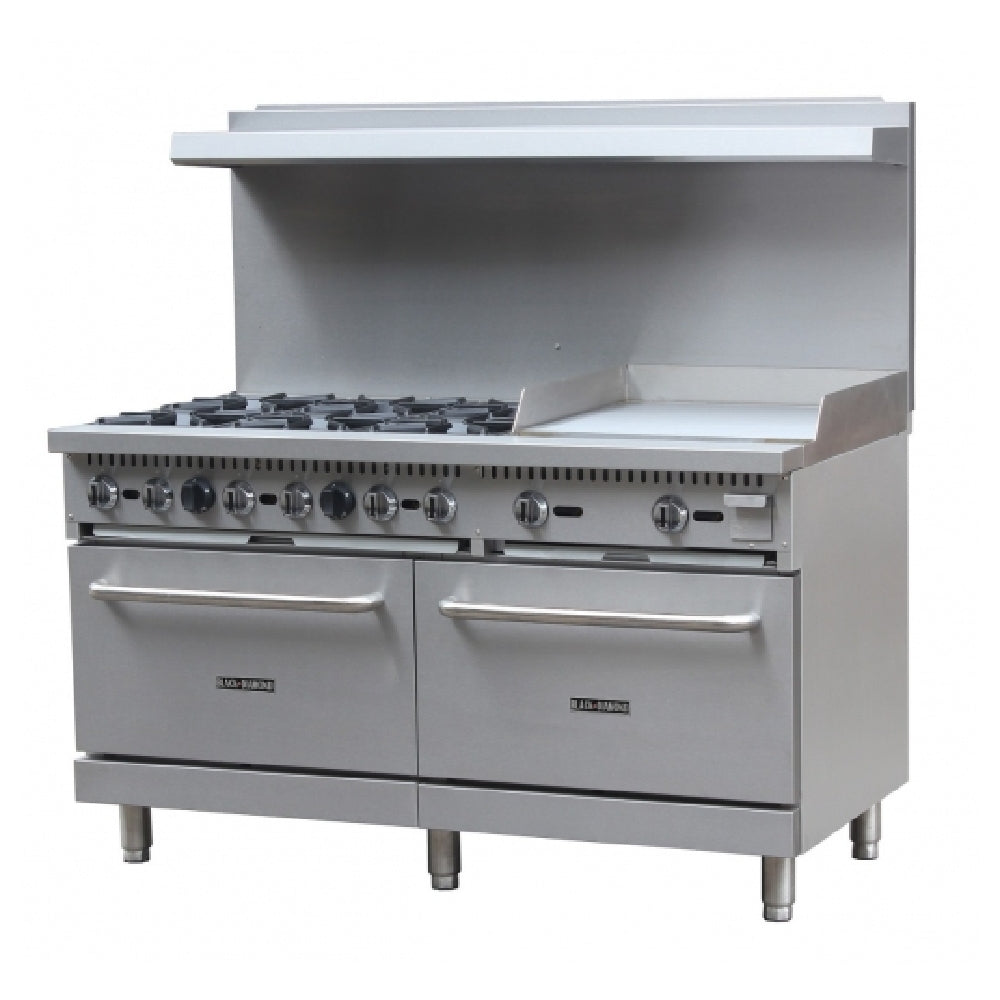 Empura Stainless E-GR-6024G_NG "Range With With 24"" X 21"" Griddle Top 60""W 280000 BTU