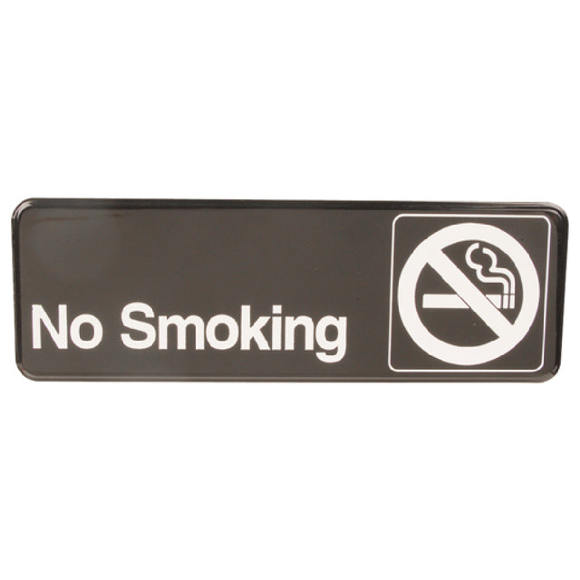 Traulsen TR-4513 Sign No Smoking Black 3x9"