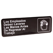 Vollrath/Idea-Medalie 4531 Sign Wash Hands In Spanish