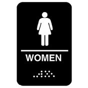 Vollrath/Idea-Medalie 5634 Sign Woman's Braille 6x9"