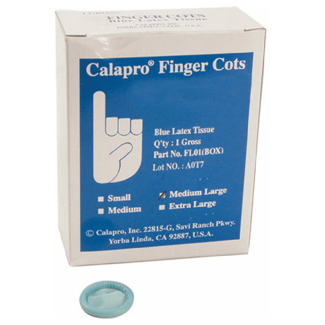 Private Label MVR2801644 Fingercots Blue Lrg 144 Count