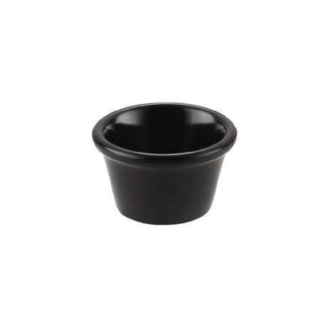 CAC China MRKF-1-BLK Ramekin 1.5 Oz. 2-1/2" Dia. Round