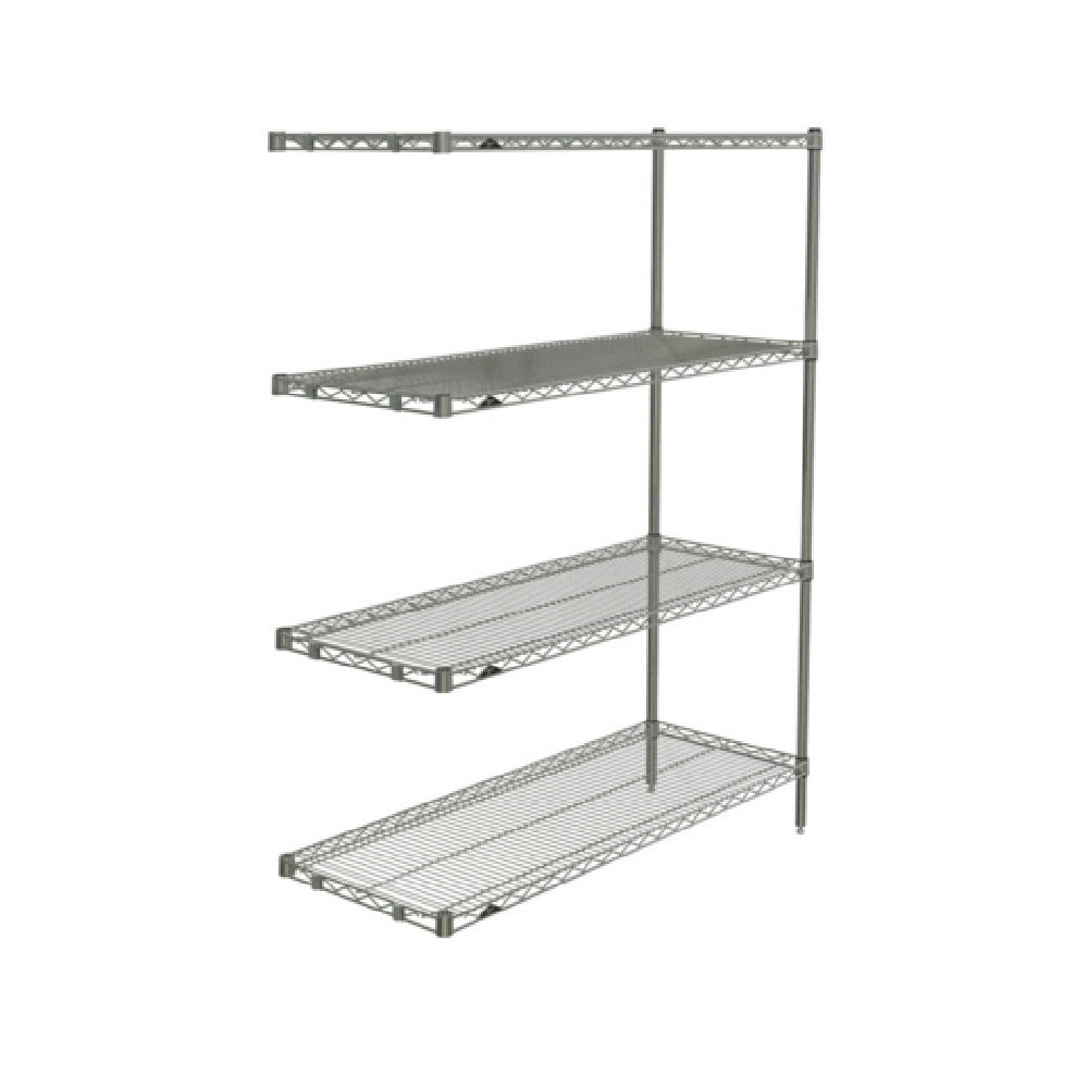 Metro AN356BR Super Erecta® Add-On Shelving Unit 48"W X 18"D X 63"H (4) Wire Shelves