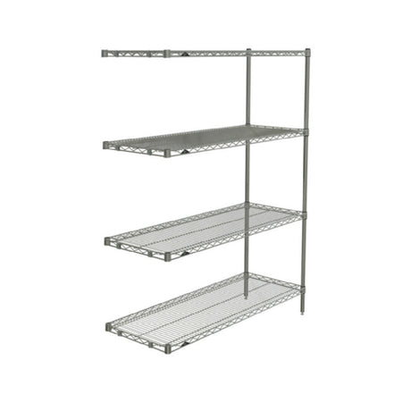 Metro AN356BR Super Erecta® Add-On Shelving Unit 48"W X 18"D X 63"H (4) Wire Shelves