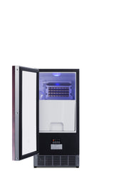 Summit BIM44GIFAD Cube-style Built-In 45 lb. Clear Icemaker, ADA Compliant (Panel Not Included)
