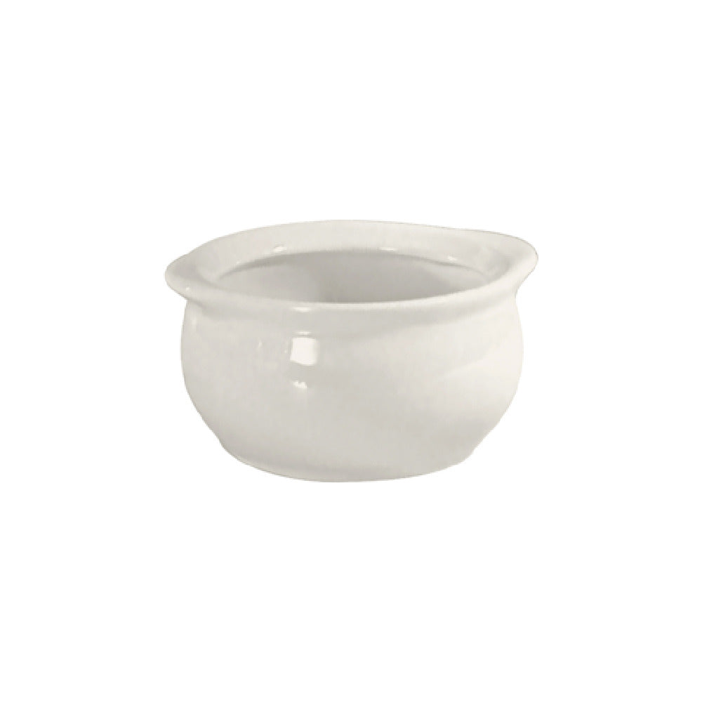 Steelite DCI746W Onion Soup Bowl 15 Oz. 4-3/4" Dia. (5-1/4" With Handle) X 2-5/8"H