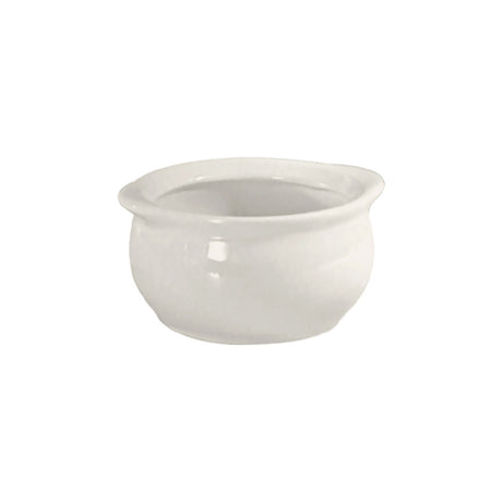 Steelite DCI746W Onion Soup Bowl 15 Oz. 4-3/4" Dia. (5-1/4" With Handle) X 2-5/8"H