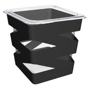 FOH BHO092BKI21 B³ Buffet Building Blocks® Zig Zag Housing/Pan Set 2.35 Qt.