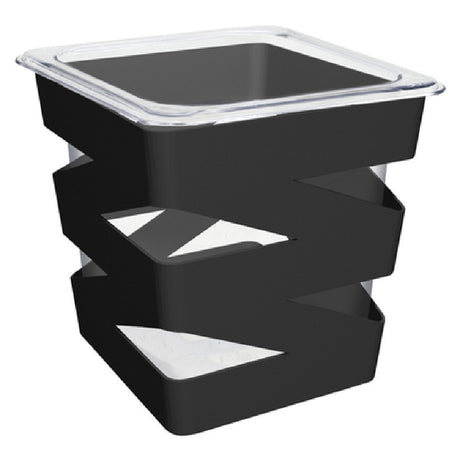 FOH BHO092BKI21 B³ Buffet Building Blocks® Zig Zag Housing/Pan Set 2.35 Qt.