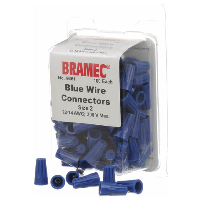 Private Label MVR281633 Nuts Wire Blue (100/pkg)