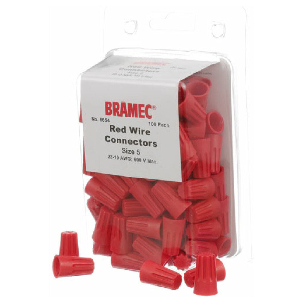 Private Label MVR281642 Nuts Wire Red (100/pkg)