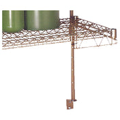 SPG PWS18E1 - ISS Post Mount Wall Bracket, Single, For 18" Shelf