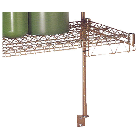 SPG PWS14C1 - ISS Post Mount Wall Bracket, Single, For 14" Shelf