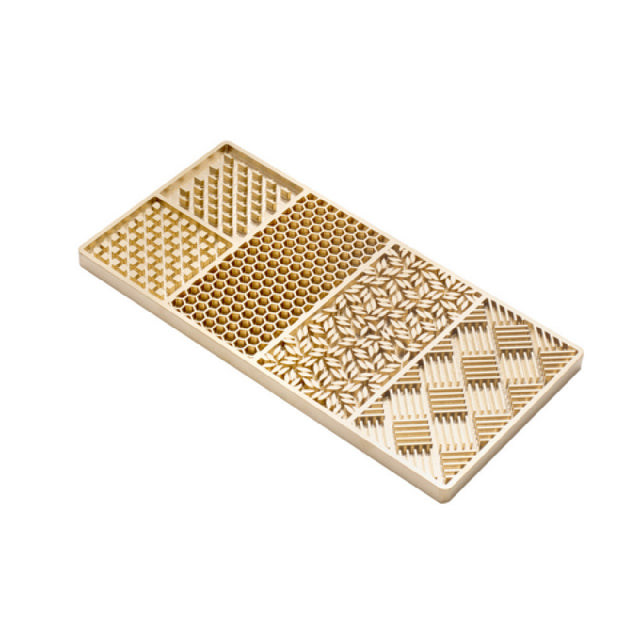 Krowne KDP1-48 Krowne Ice Design Plate 8"W X 4"D 10 Mm Thick Brass Plate