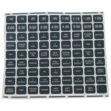 Amana 12155701 Label Menu