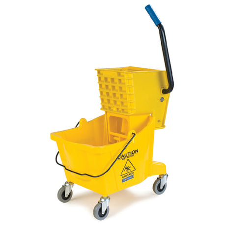 Carlisle 3690804 Carlisle Mop Bucket Combo 26 Qt. With Side Press Wringer