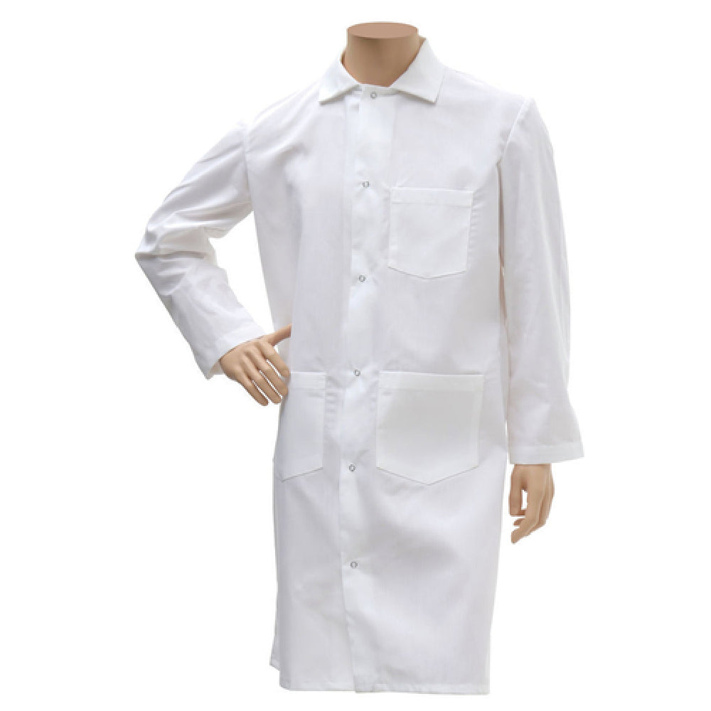 Hubert 24580 - Butcher Frock, Long, (1) Breast Pocket & (2) Waist Pockets